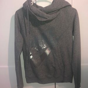 Gray Nike hoodie